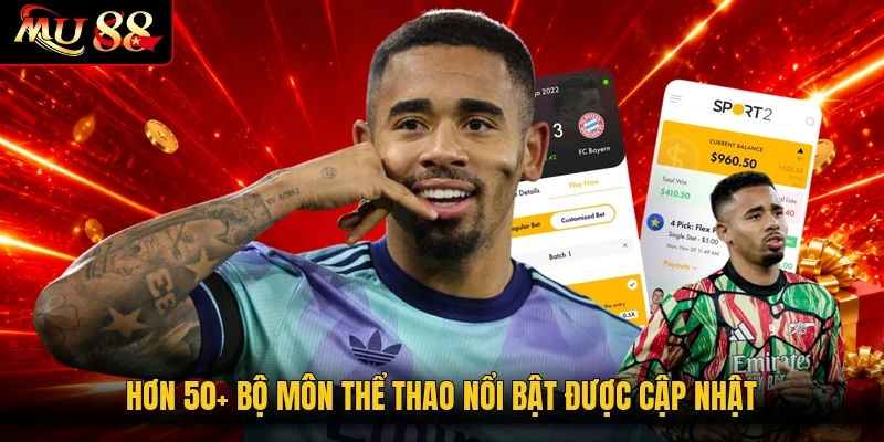Hơn 50+ bộ môn thể thao nổi bật được cập nhật