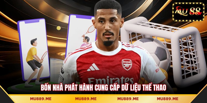 Bốn nhà phát hành cung cấp dữ liệu thể thao