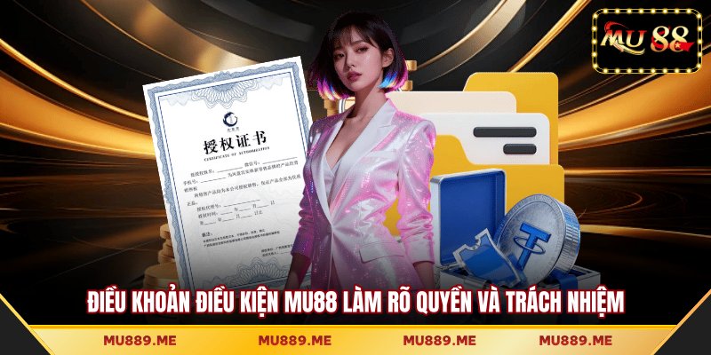 Điều khoản điều kiện MU88 làm rõ quyền và trách nhiệm 