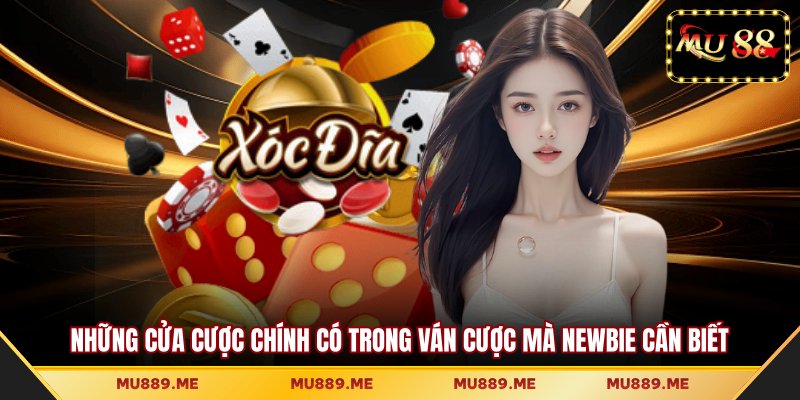 Những cửa cược chính có trong ván cược mà newbie cần biết